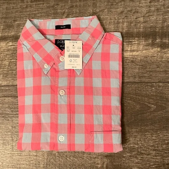 J. Crew Plaid Button Down NWT - Picture 1 of 3